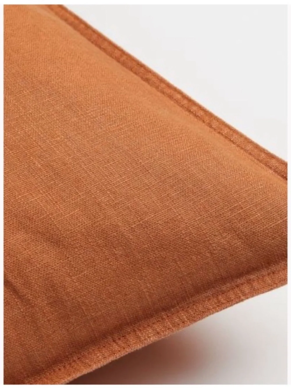 H&M Washed Linen Pillow Cover in Light Brown 20x20
